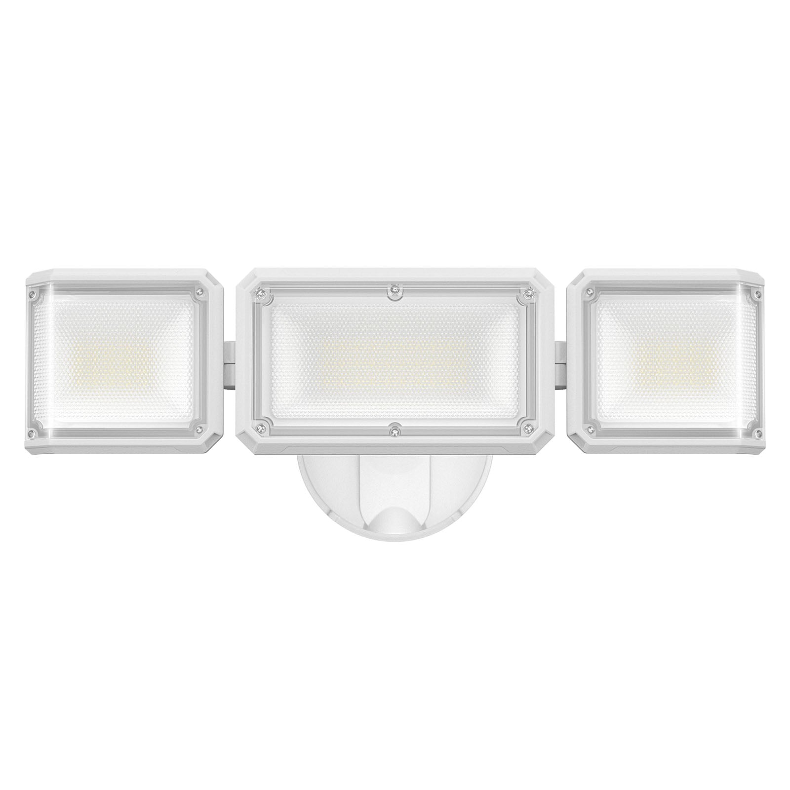 4200lm 3-Head LED Flood Light Adjustable Switch Control 42W