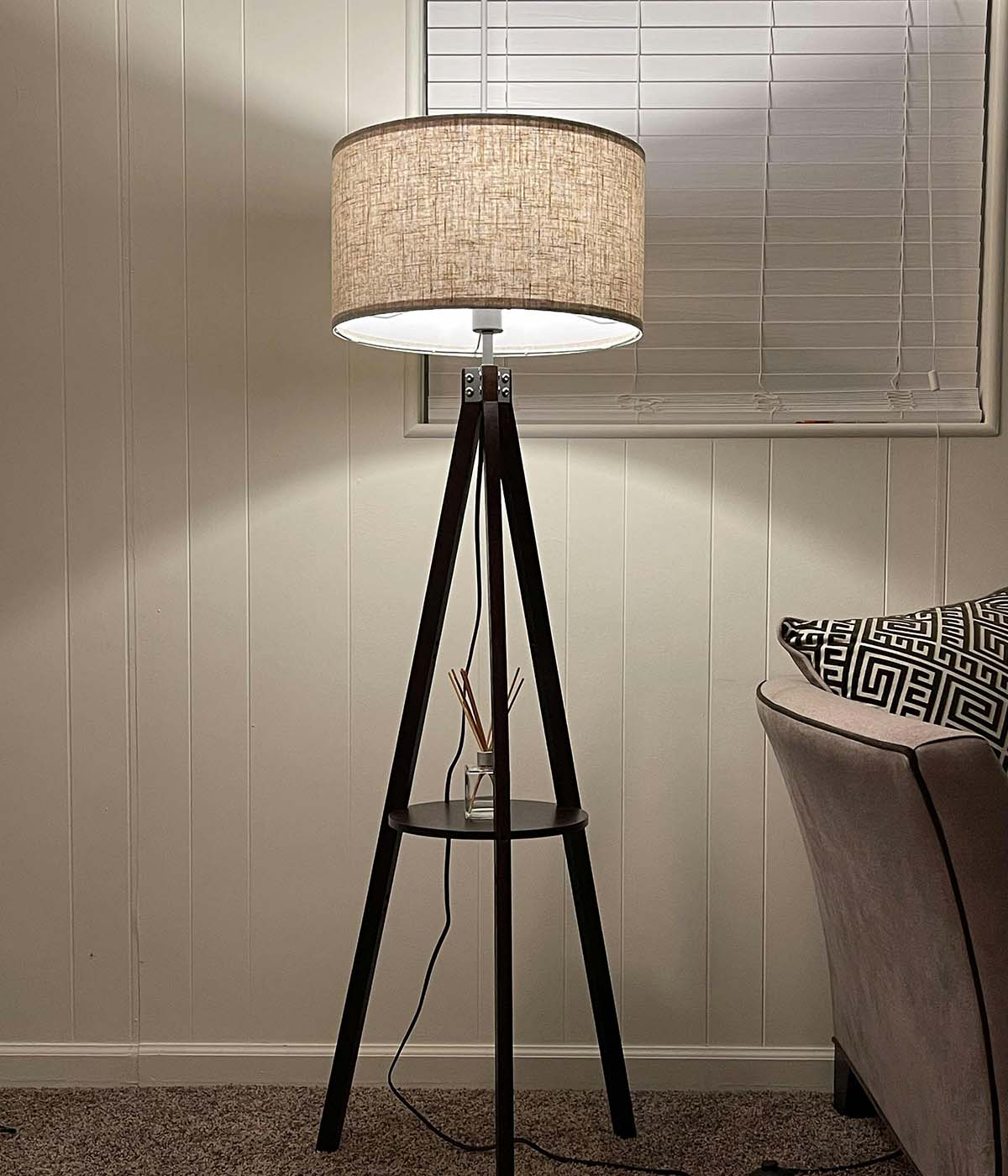 Lepower-tec customer reviews for floor lamp with shelves