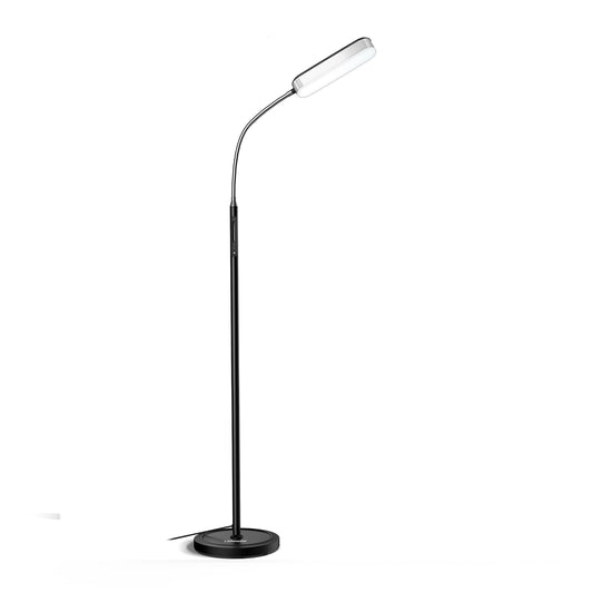 Lepower-tec Flexible Gooseneck LED Floor Lamp Dimmable Eye-caring for Task Lighting