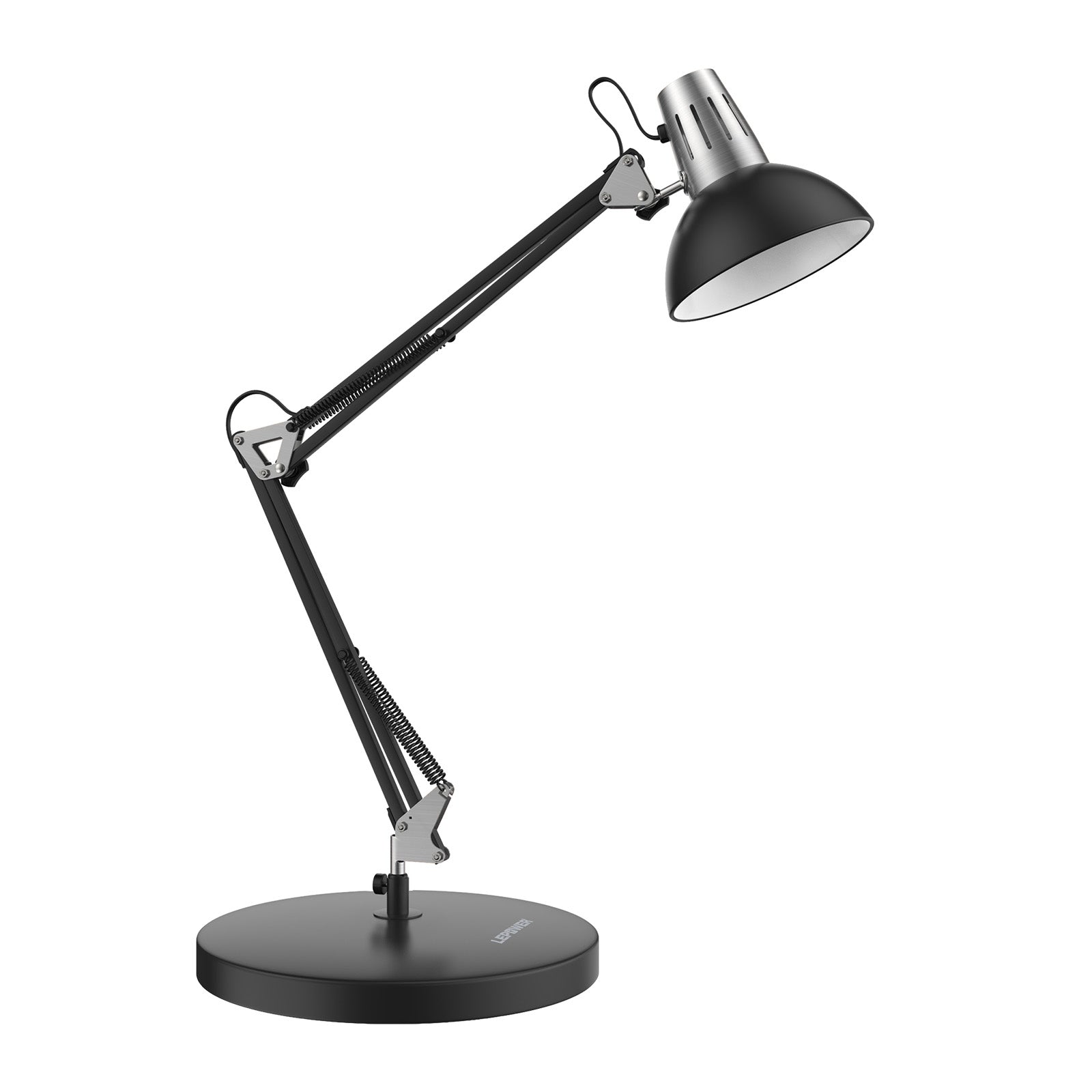 Flexible Swing Arm Table Lamp with Clamp-On Option