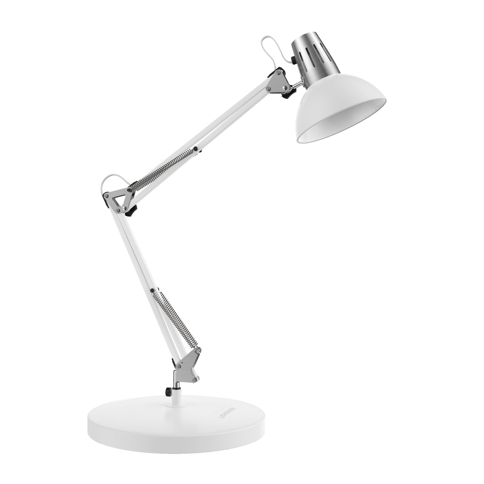 Flexible Swing Arm Table Lamp with Clamp-On Option