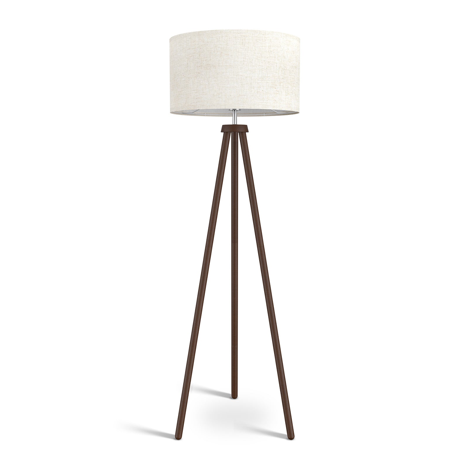 Lepower-tec Wooden Tripod Floor Lamp, Modern Standing Lamp