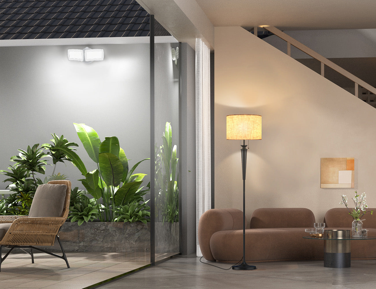 Lepower-tec motion sensor light and floor lamps for reading