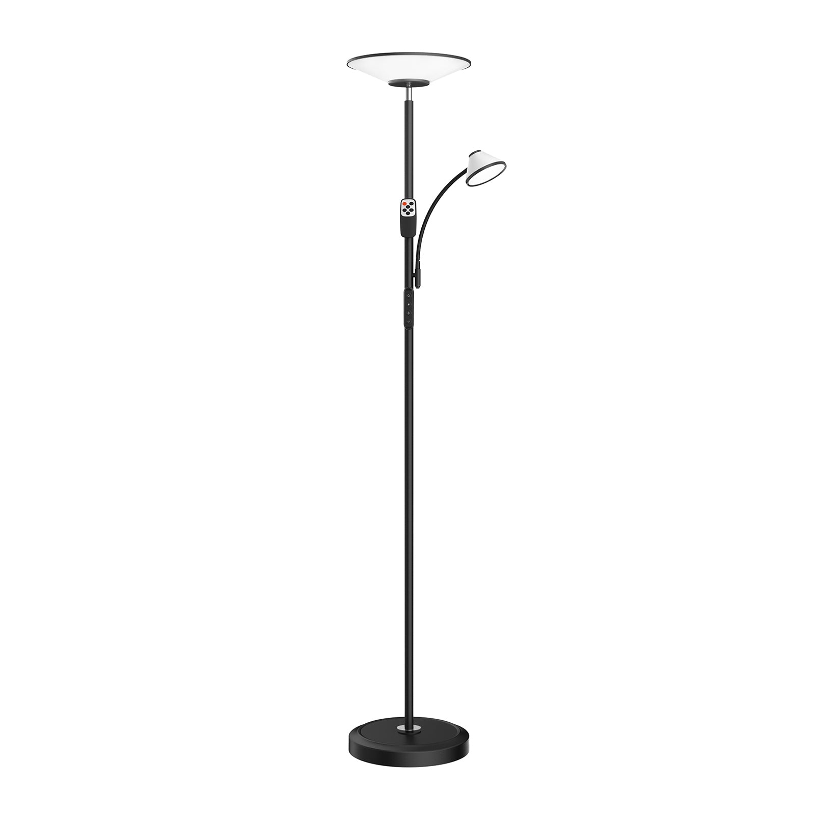 Lepower-tec Torchiere Standing Lamp with Wall Switch and Remote