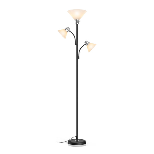 Lepower-tec Sky Dome Tree Torchiere Floor Lamp with Reading Lamps