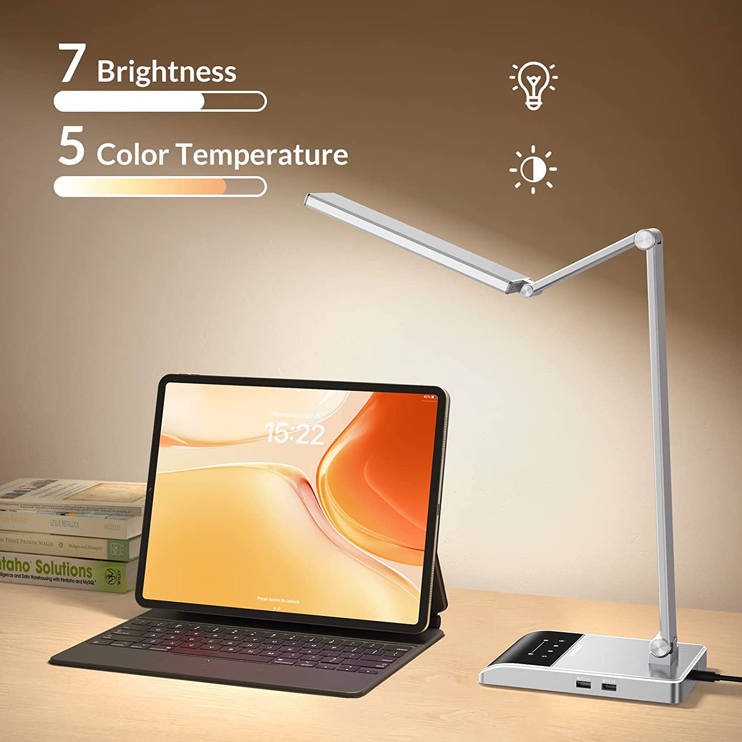 Cordless Table Lamp Rechargeable Table Light Usb Touch - Temu