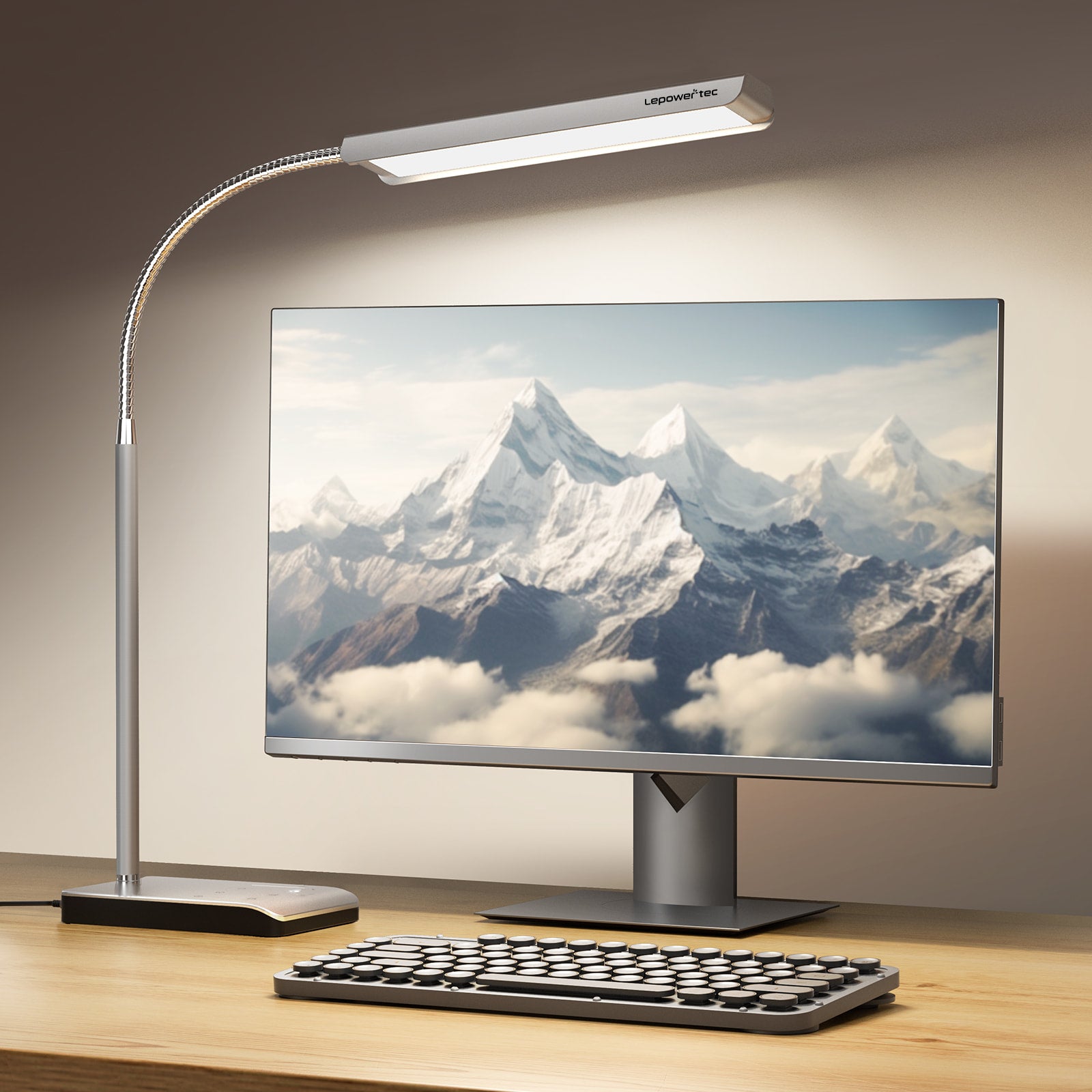 Lepower-tec 12W LED Reading Desk Lamp, with 60 Lighting Modes