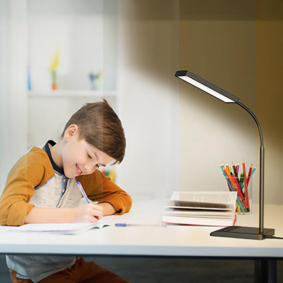 Lepower-tec Gooseneck Eye-caring LED Desk Light with Touch Control