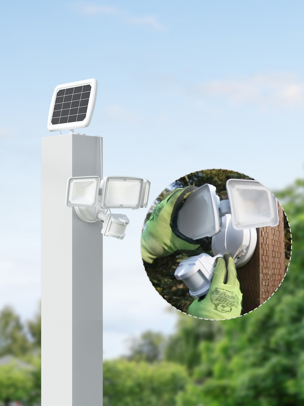 Lepower solar security deals light