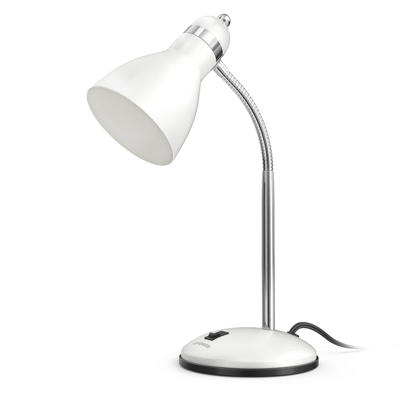 LEPOWER LED Desk Lamp, 800LM for Home Office, 12W Reading , Eye-Caring Desk  Light, Touch Table Lamp, Gooseneck Lamp, 50 Lighting Modes, Bright Desk